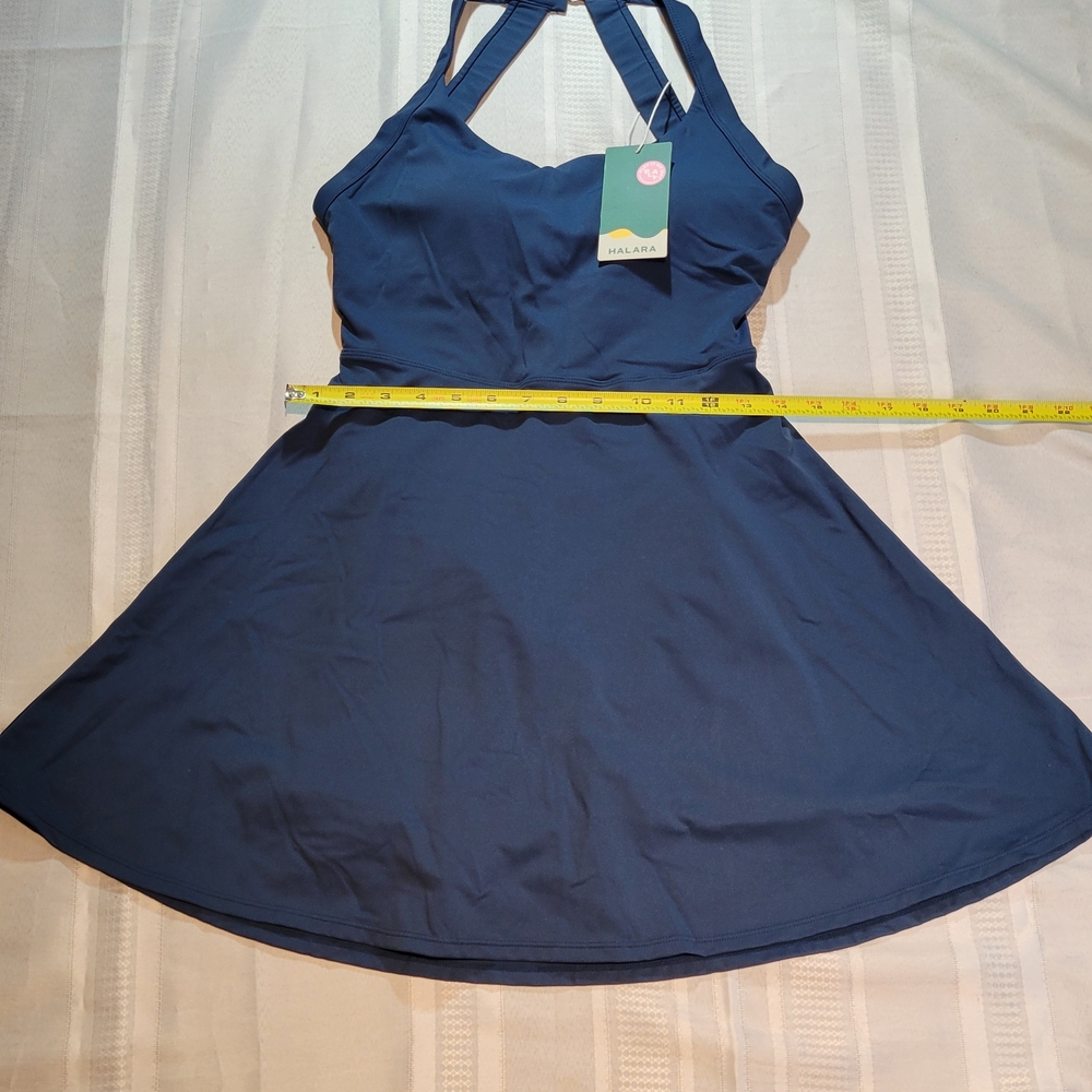 HALARA Navy Halter Mini Dress - Picture 5 of 5